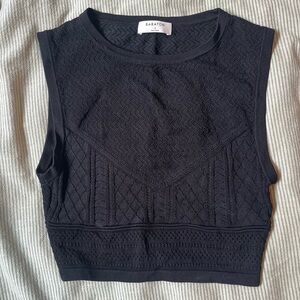 Aritzia Babaton Pointelle cropped tank